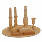 Natural Shabbat Wooden Play Set