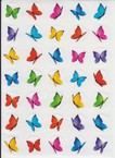 Butterflies stickers 0.7" (350)