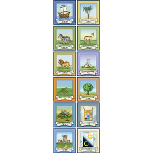 12 Tribes of Israel Poster Set | Great Pricing at Benny's