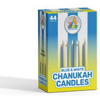 Blue & White Chanukah Candles