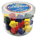 50 Dreidel Crayons 1.4" in a TUB