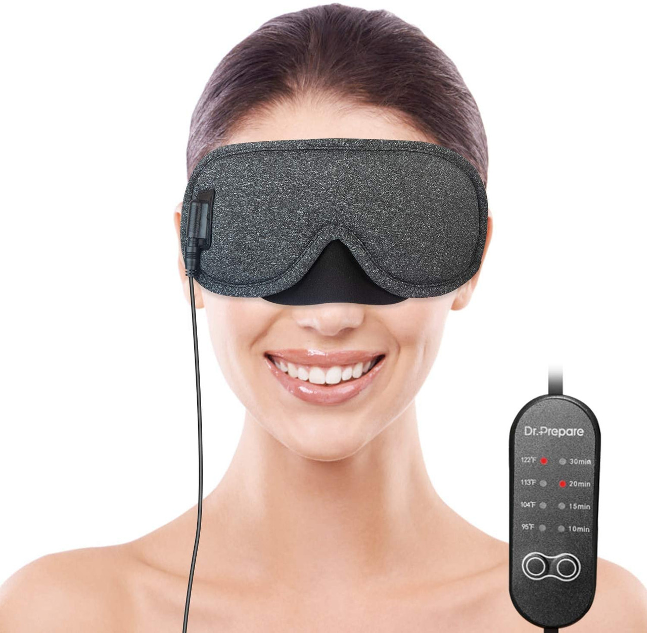 Buy DRPREPARE Heated Eye Mask USB Eye Mask for Dry Eyes with