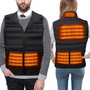 Unisex Heated Vest with 6 Heating Zones for Men Women