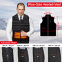 Unisex Heated Vest with 6 Heating Zones for Men Women