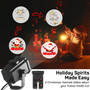 Upgraded Christmas Projector Lights Outdoor with 12 Patterns and Ground Stake