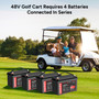 7. golf cart lithium battery - 4 pack