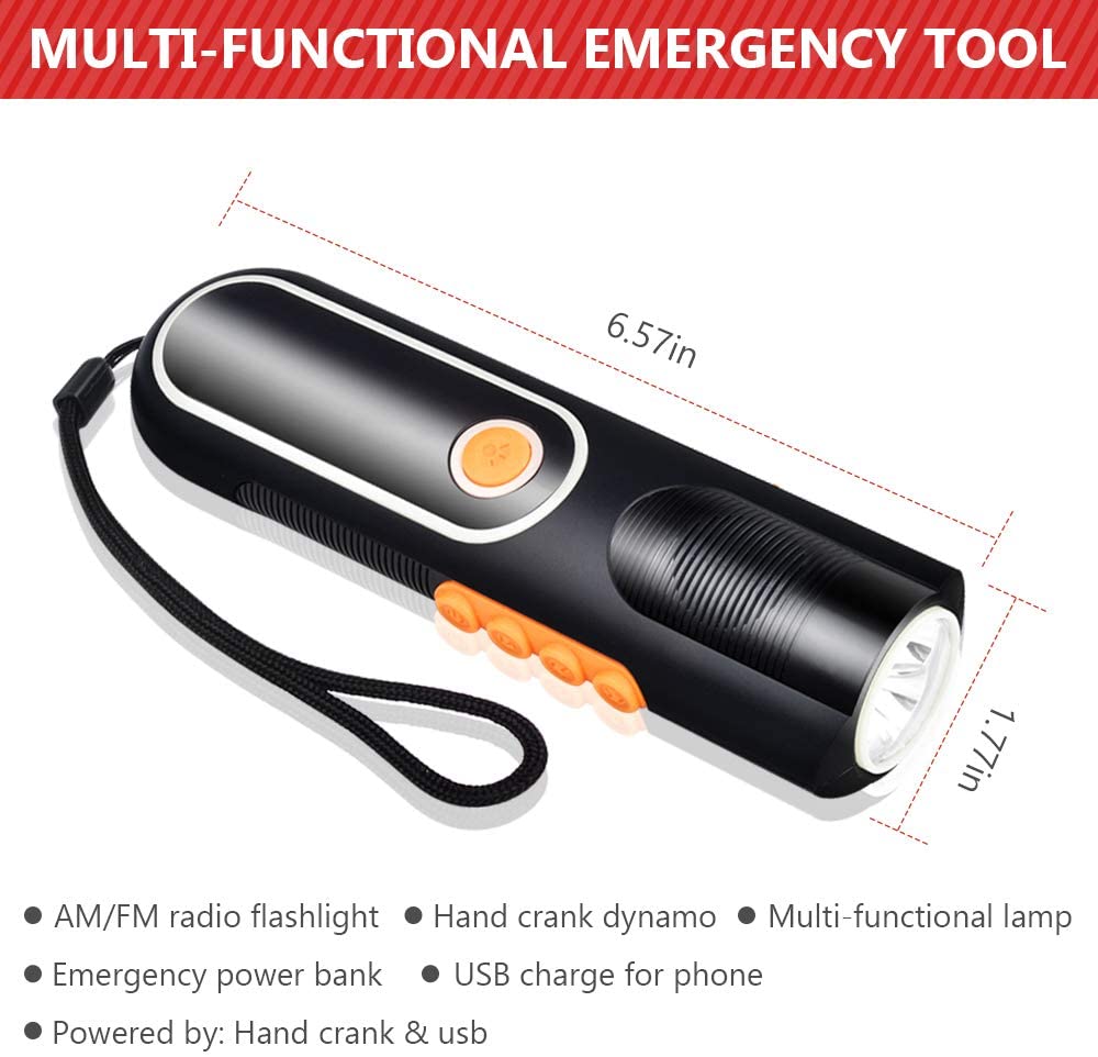 Wise Multi-Functional Survival Flashlight