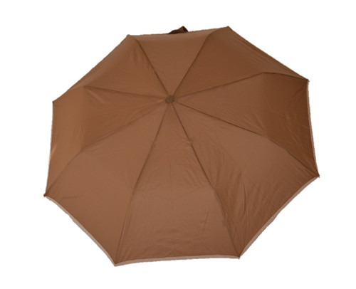 Compact Chocolate Umbrella Front