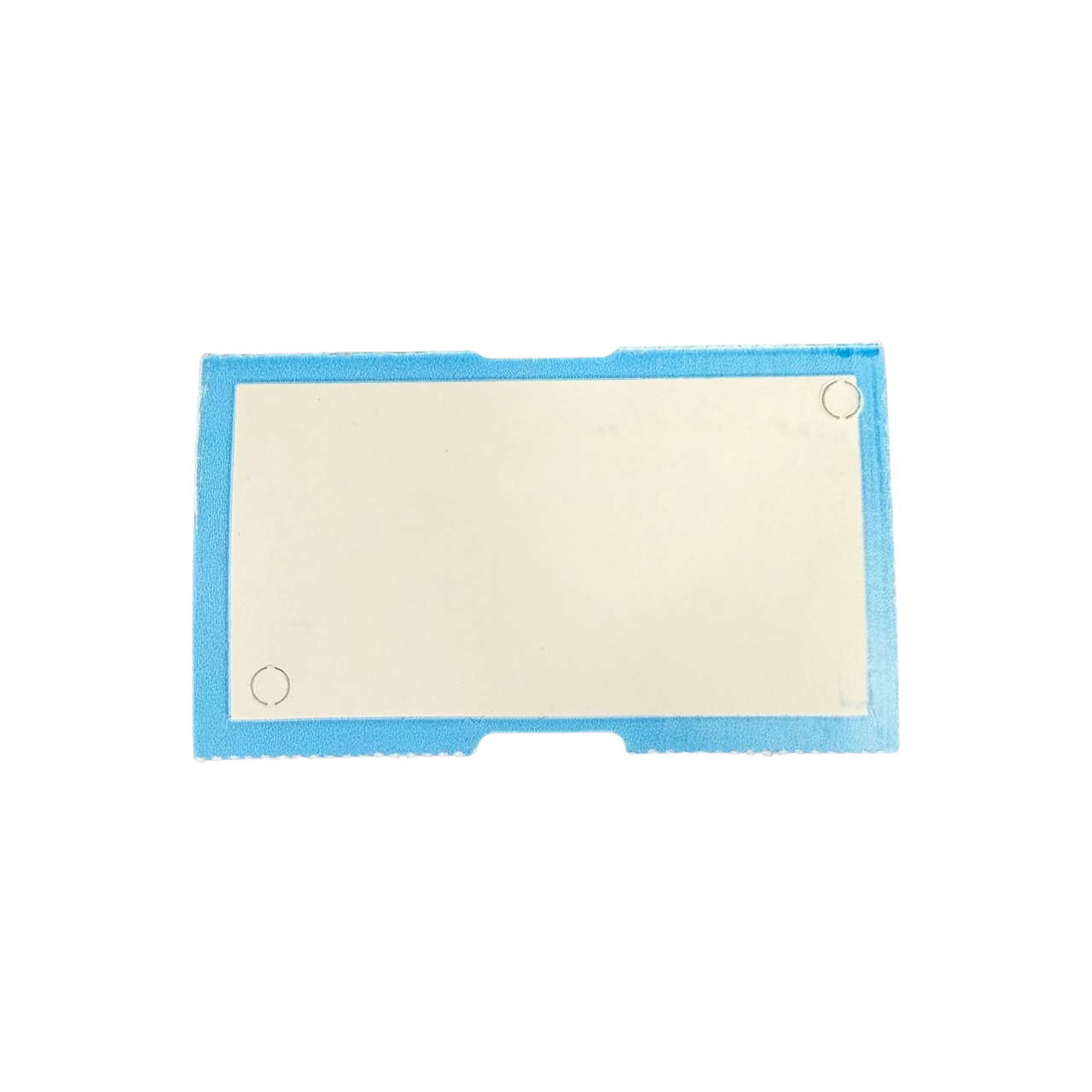 Blue Laminated Border Tag Roll