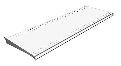 19 X 36 WHITE LOZIER SHELF