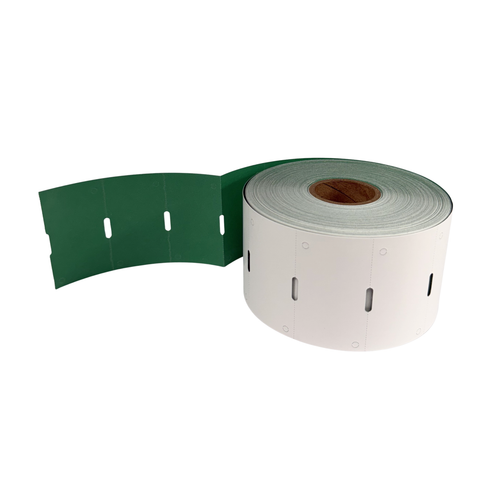 Mint Laminated Hardtag Roll