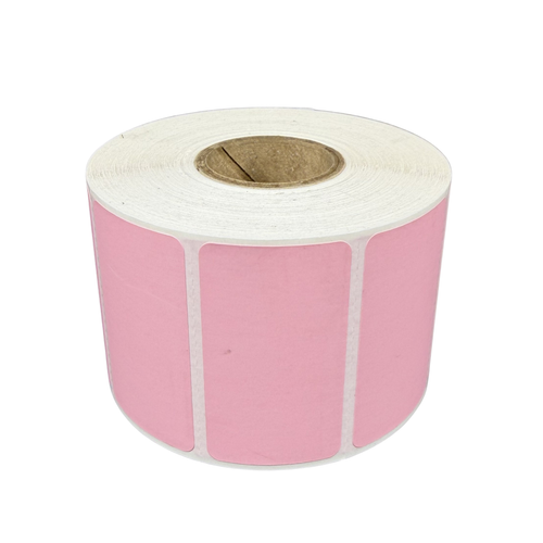 Pink Adhesive Label Roll