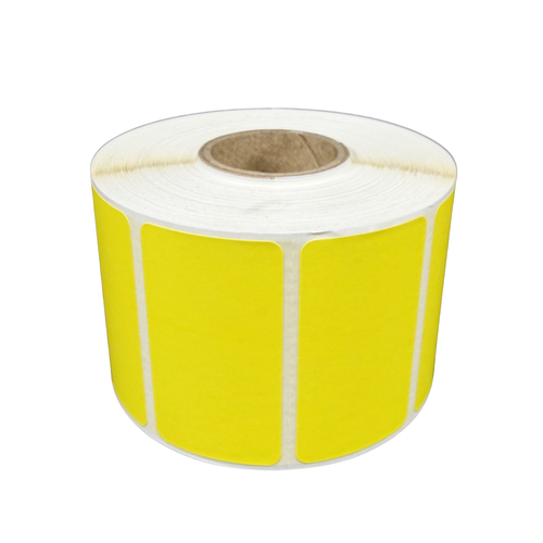 Yellow Adhesive Label Roll