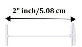 PB 2" FINE FABRIC FASTENERS