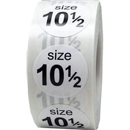WHT SHOE SIZE LABEL SIZE10-1/2
