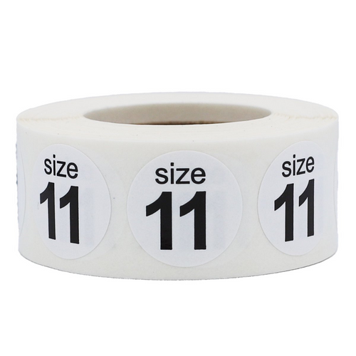 WHT SHOE SIZE LABEL SIZE 11