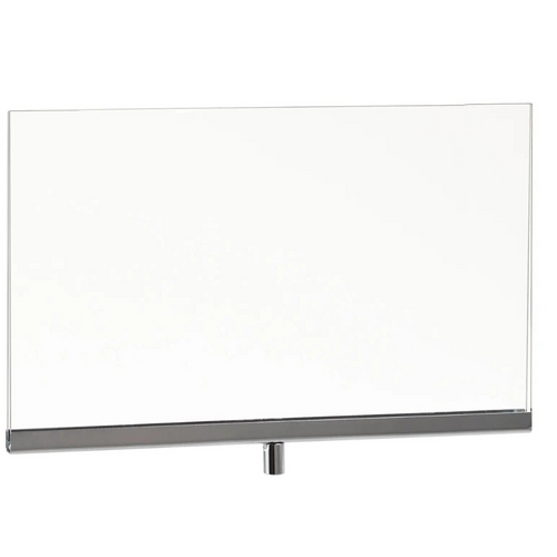 11X8.5  ACRYLIC SIGN W/CHROME