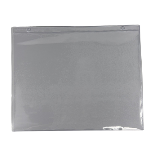 11"W x 8.5"H Clear Plastic Pouch