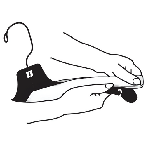 GREY FOAM HANGER COVERS