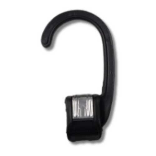 BLK HOOK W/METAL CLIP RD HROD
