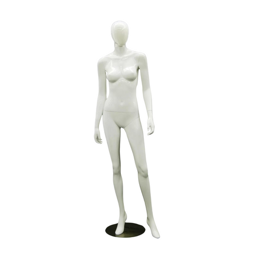 LEANING FEMALE MANNEQUIN