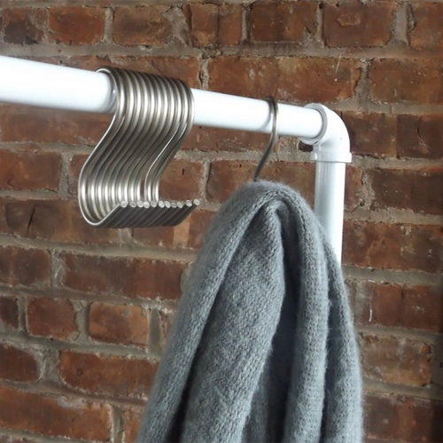 4"  "S" HOOK SATIN CHROME