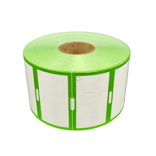 Green Border Laminated Hardtag Roll