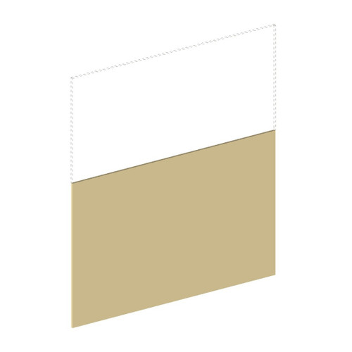 Back Panel 74 3/4" x 48" PVC Edge (CS)