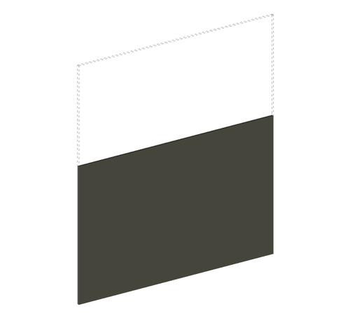 74-3/4X48 ANT WHT BACK PANEL