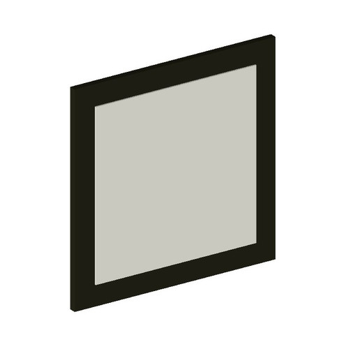 Sign Frame 30" x 30" w/ Whiteboard (BK)