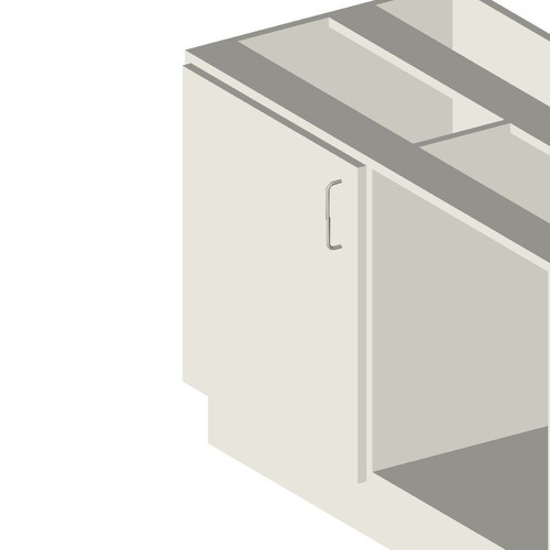 Cab Door Left 24" x 31" (WH)