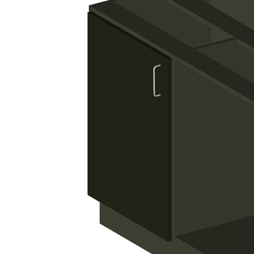 Cab Door Left 24" x 37" (BK)