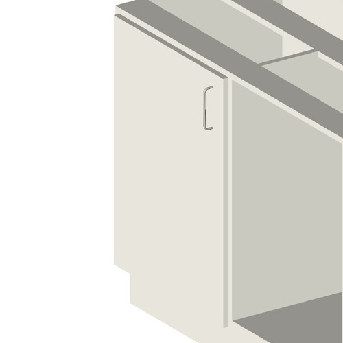 Cab Door Left 24" x 37" (WH)