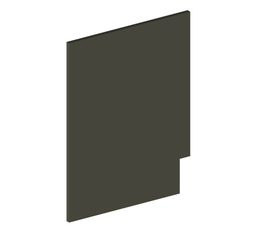 Cab End Panel 31" Melamine (BK)