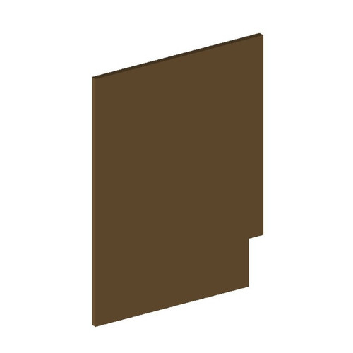 Cab Right End Panel 31" Melamine (EW)