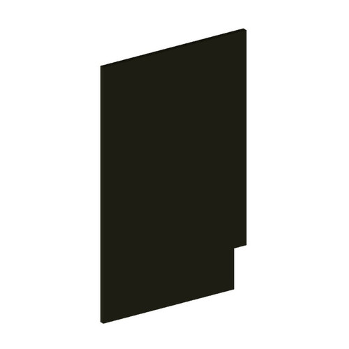 Cab End Panel 37" Melamine (BK)