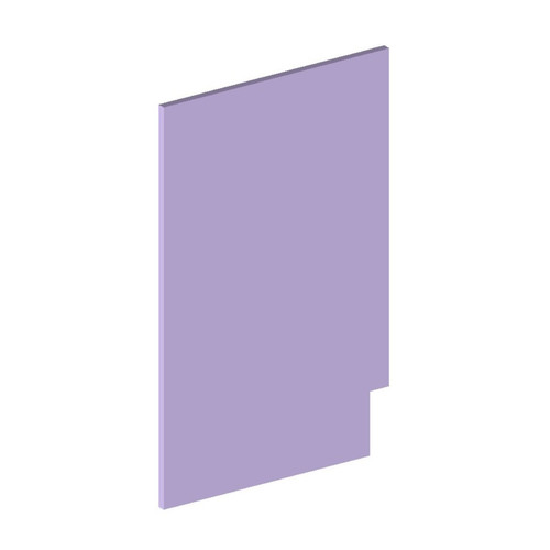 Cab Left End Panel 37" Melamine (GB)