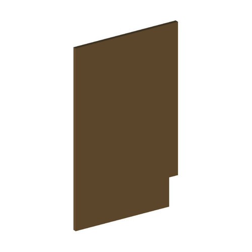 Cab Right End Panel 37" Melamine (EW)