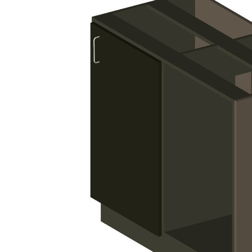 Cab Door Right Hinge 24" x 41" (BK)