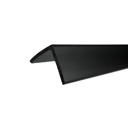 1" x 1" Black Styrene Corner Molding