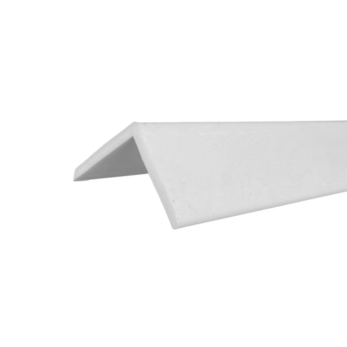 1" x 1" White Styrene Corner Molding