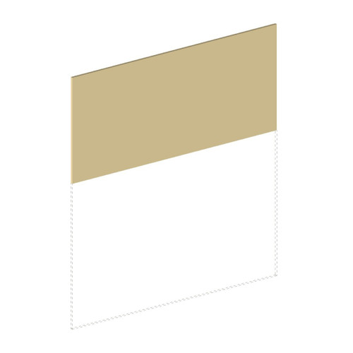 Back Panel 74 3/4" x 35" PVC Edge (CS)