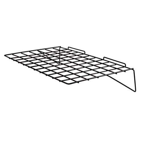 23-3/8x14 Blk Straight Wire SW Shelf