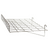 15" x 24" Chrome Straight Grid Shelf with Lip