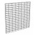 4' x 4' Black Slatgrid Panel