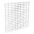 4' x 4' Chrome Slatgrid Panel