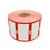 Red Border Laminated Hardtag Roll