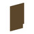 Cab Left End Panel 37" Melamine (EW)
