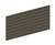 8' x 4' Slate Gray Slatwall (6" O.C. Inserts)
