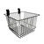 12" x 12" x 8" Black Slatwall/Slatgrid Basket